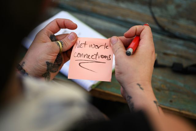 Highlighting network connections as a coping mechanism. Photo Katja Goliat