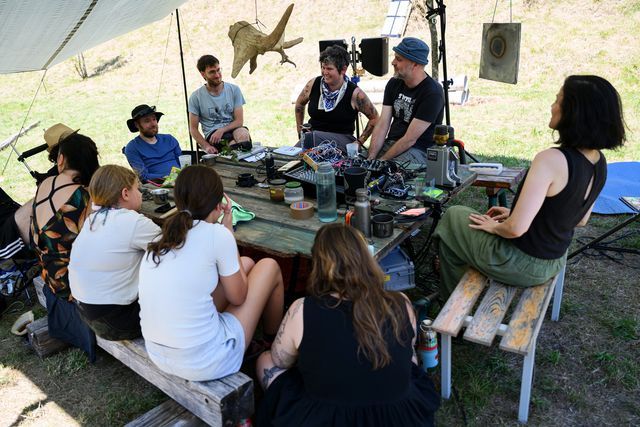 Group discussion on coping mechanisms in relation to technical and ecological failure. Photo Katja Goliat